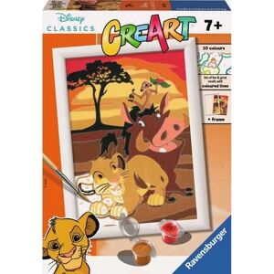 Ravensburger CreArt Dipingi con i Numeri - Il Re Leone Ravensburger CreArt Dipingi con i Numeri - Il Re Leone
