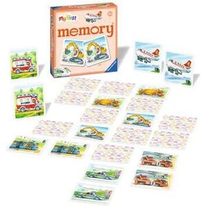 Ravensburger My First Memory - Vehicles - Memory Game for Kids 2+ Ravensburger My First Memory - Vehicles - Memory Game for Kids 2+
