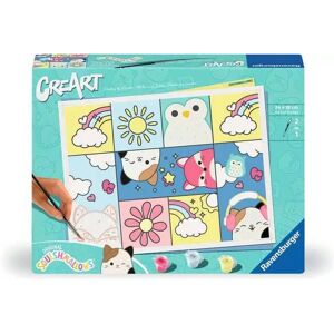 Ravensburger CreArt - Squishmallows - Pintura por Números para Adultos Ravensburger CreArt - Squishmallows - Pintura por Números para Adultos