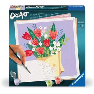 Libro de Colorear Ravensburger - Tulipanes Numerados - Relajación Libro de Colorear Ravensburger - Tulipanes Numerados - Relajación