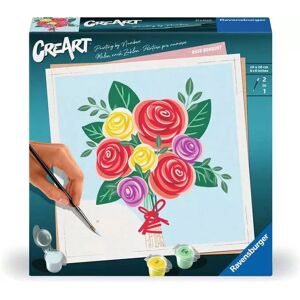 Kit de pintar por números Ravensburger - Ramo de rosas - 12+ Kit de pintar por números Ravensburger - Ramo de rosas - 12+