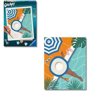 Ravensburger CreArt - Pool Scene - Kids & Adults - Painting Kit Ravensburger CreArt - Pool Scene - Kids & Adults - Painting Kit