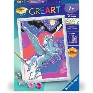 Ravensburger Pégase Étincelant - Kit de peinture par numéros pour enfants Ravensburger Pégase Étincelant - Kit de peinture par numéros pour enfants