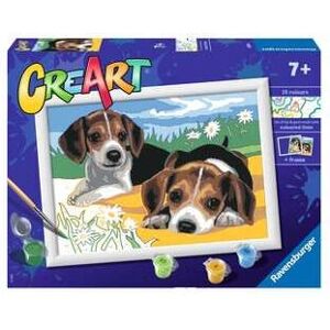 Ravensburger Jack Russell Puppy Paint by Numbers Kit Ravensburger Jack Russell Puppy Paint by Numbers Kit