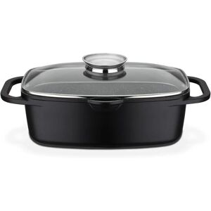 Gourmet Granit Bräter - 6L, Schwarz, Induktion Gourmet Granit Bräter - 6L, Schwarz, Induktion
