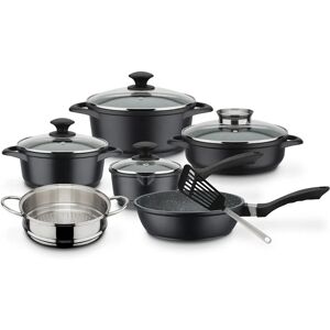 GSW Gourmet Granit Kookset - 11-delig - Inductiegeschikt GSW Gourmet Granit Kookset - 11-delig - Inductiegeschikt