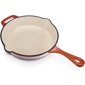GSW Oranje Shadow Gietijzeren Koekenpan - 26cm, Inductiegeschikt GSW Oranje Shadow Gietijzeren Koekenpan - 26cm, Inductiegeschikt