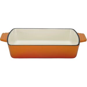 Fuente de horno GSW Orange Shadow de hierro fundido - Rectangular - 3.8L - Apta para horno Fuente de horno GSW Orange Shadow de hierro fundido - Rectangular - 3.8L - Apta para horno