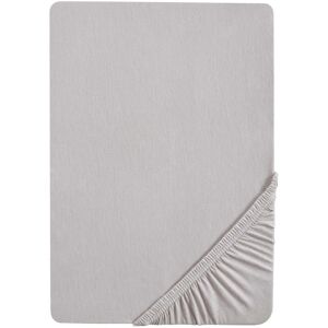 Biberna Marc Grijze Jersey Fitted Sheet - Bedtextiel Biberna Marc Grijze Jersey Fitted Sheet - Bedtextiel