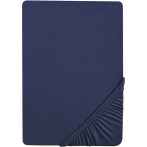 Drap-housse en jersey élastique Biberna Thea - Matelas 90-100x190-220 cm - Marine - Publicité Drap-housse en jersey élastique Biberna Thea - Matelas 90-100x190-220 cm - Marine - Publicité