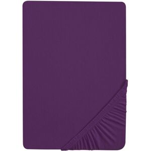 Drap-housse jersey violet Biberna Marc - Jusqu'à 22cm de matelas - Publicité Drap-housse jersey violet Biberna Marc - Jusqu'à 22cm de matelas - Publicité