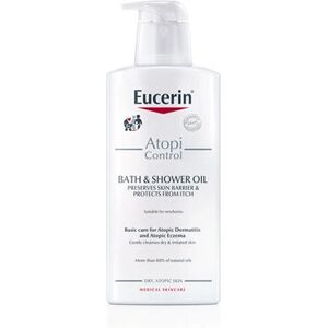 Eucerin AtopiControl Huile Bain & Douche - Huile de Bain et Douche - Publicité Eucerin AtopiControl Huile Bain & Douche - Huile de Bain et Douche - Publicité