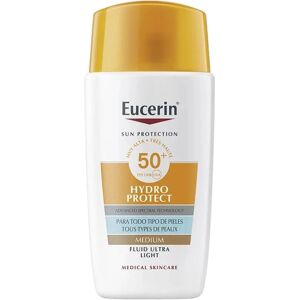 Eucerin SPF50+ Hydro Protect Tinted Fluid - Facial Sunscreen Eucerin SPF50+ Hydro Protect Tinted Fluid - Facial Sunscreen