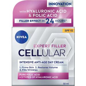 NIVEA Hyaluron Cellular Filler Anti-Age Day Cream SPF 15 - Face Cream NIVEA Hyaluron Cellular Filler Anti-Age Day Cream SPF 15 - Face Cream