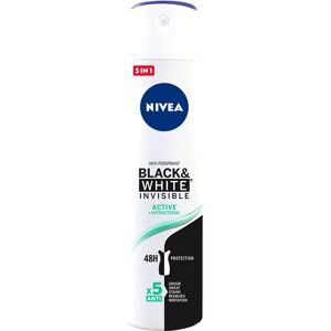 Nivea Black & White Invisible Active Déodorant en Spray - Déodorant en Spray Nivea Black & White Invisible Active Déodorant en Spray - Déodorant en Spray