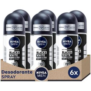 Nivea Men Roll-On Invisible - Desodorante 6 Pack - Cuidado masculino Nivea Men Roll-On Invisible - Desodorante 6 Pack - Cuidado masculino