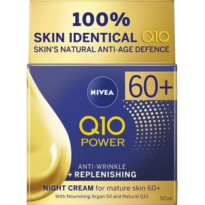 Nivea Q10 Power 60+ Anti-Wrinkle Night Cream 50ml Nivea Q10 Power 60+ Anti-Wrinkle Night Cream 50ml