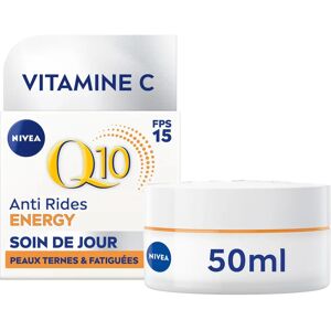 Crème Visage Q10plusC SPF 15 Nivea - Anti-rides & Fatigue - Publicité Crème Visage Q10plusC SPF 15 Nivea - Anti-rides & Fatigue - Publicité