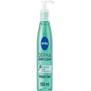 NIVEA 150ml Derma Skin Clear Wash Gel - Anti-Akne, Vegansk NIVEA 150ml Derma Skin Clear Wash Gel - Anti-Akne, Vegansk