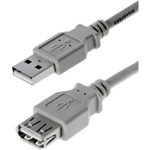 Câble d'extension USB Herweck - 3m, Type A, Plaqué or, Haute vitesse Câble d'extension USB Herweck - 3m, Type A, Plaqué or, Haute vitesse