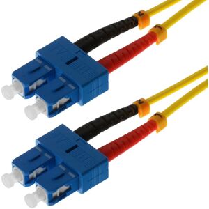 Cavo in fibra ottica Helos 7,5 m OS2 - SC a SC - Giallo Cavo in fibra ottica Helos 7,5 m OS2 - SC a SC - Giallo