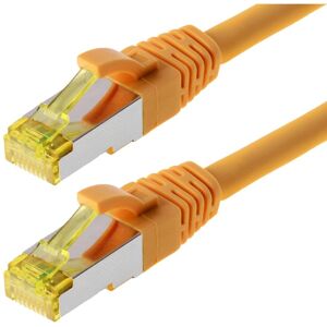 Câble réseau Helos 30m Orange Cat6a S/FTP - PoE, 10 Gbit Câble réseau Helos 30m Orange Cat6a S/FTP - PoE, 10 Gbit