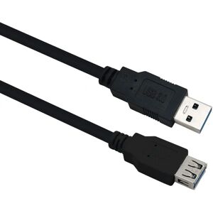Câble d'extension USB Helos - 50cm - Noir - USB 3.0 Câble d'extension USB Helos - 50cm - Noir - USB 3.0