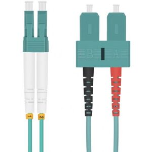 Herweck - Helos LWL Patchkabel 50/125 OM3 LC/SC 0.5m Aqua - LC/SC - 0.5m - Patch Cable Herweck - Helos LWL Patchkabel 50/125 OM3 LC/SC 0.5m Aqua - LC/SC - 0.5m - Patch Cable