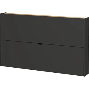 Germany Ameca Schuhschrank - 2 Türen, 12 Schuhe, Grau Germany Ameca Schuhschrank - 2 Türen, 12 Schuhe, Grau