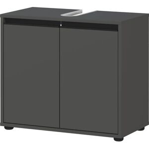 Germania GW-Lemont Waschbeckenunterschrank - Grau (Graphit) - Türdämpfung Germania GW-Lemont Waschbeckenunterschrank - Grau (Graphit) - Türdämpfung