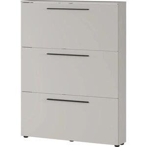 Germania Utah Shoe Cabinet - 3 Doors, Melamin Finish, German Made Germania Utah Shoe Cabinet - 3 Doors, Melamin Finish, German Made