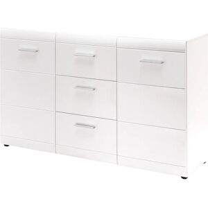 Germania GW-Adana Sideboard - modern, white, 3 drawers Germania GW-Adana Sideboard - modern, white, 3 drawers