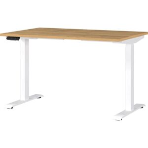 GERMANIA Jet Elektrisch Höhenverstellbarer Schreibtisch - Rechteckig, Weißes T-Fuß, 120x80cm GERMANIA Jet Elektrisch Höhenverstellbarer Schreibtisch - Rechteckig, Weißes T-Fuß, 120x80cm