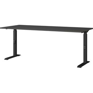 GERMANIA Mailand höhenverstellbarer Schreibtisch - C-Fuß, Graphit, 180x80cm GERMANIA Mailand höhenverstellbarer Schreibtisch - C-Fuß, Graphit, 180x80cm