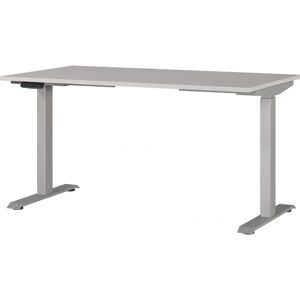 Bureau réglable en hauteur Germania Jet - Design moderne argenté - Publicité Bureau réglable en hauteur Germania Jet - Design moderne argenté - Publicité