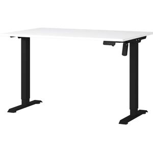 GERMANIA Boras Schreibtisch - Höhenverstellbar, 120x80cm, Schwarz-Weiß GERMANIA Boras Schreibtisch - Höhenverstellbar, 120x80cm, Schwarz-Weiß