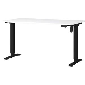 GERMANIA Boras Schreibtisch - Höhenverstellbar, Schwarz-Weiß GERMANIA Boras Schreibtisch - Höhenverstellbar, Schwarz-Weiß