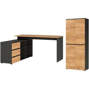 GERMANIA Lissabon Büromöbel-Set - 197x146x80cm GERMANIA Lissabon Büromöbel-Set - 197x146x80cm