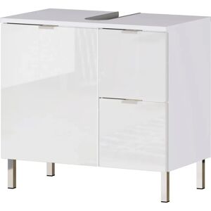 Germania GW-Mauresa Badezimmer Schrank - Hochglanz Weiß, Verstellbares Regal, Soft-Close Scharniere Germania GW-Mauresa Badezimmer Schrank - Hochglanz Weiß, Verstellbares Regal, Soft-Close Scharniere