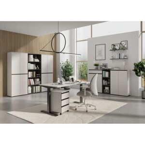 Germania BEDANO Höhenverstellbarer Schreibtisch - Braun, 140cm x 80cm x 68cm Germania BEDANO Höhenverstellbarer Schreibtisch - Braun, 140cm x 80cm x 68cm