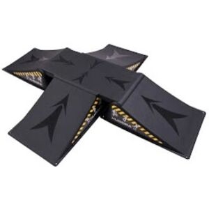 HUDORA 11118 Skateboard Rampe - Schwarz - 4 Stk. HUDORA 11118 Skateboard Rampe - Schwarz - 4 Stk.