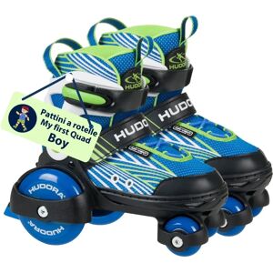 Hudora Kinder-Adjustable Quad Rollschuhe - Blau/Grün - Rollschuhe Hudora Kinder-Adjustable Quad Rollschuhe - Blau/Grün - Rollschuhe