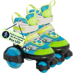 Hudora Piger Unisex Drenge Blå LED Børne-Quad Rulleskøjter - Rulleskøjter Hudora Piger Unisex Drenge Blå LED Børne-Quad Rulleskøjter - Rulleskøjter