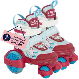 Hudora Kids Verstelbare LED Roller Skates - Veilig & Leuk Hudora Kids Verstelbare LED Roller Skates - Veilig & Leuk