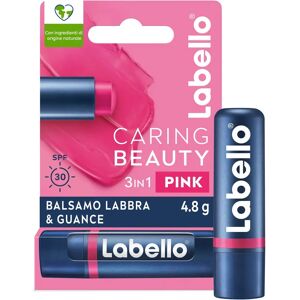 Labello Pink Baume 3-en-1 lèvres et joues SPF 30 - Publicité Labello Pink Baume 3-en-1 lèvres et joues SPF 30 - Publicité