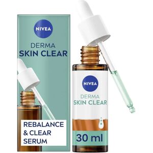 Nivea - Derma Skin Clear Rebalance & Clear Serum 30ml - Transparent Nivea - Derma Skin Clear Rebalance & Clear Serum 30ml - Transparent