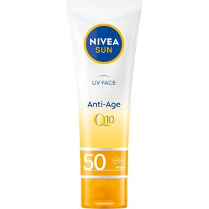 Nivea Q10 Transparent Solkräm för Ansiktet SPF 50 - Anti-Age Nivea Q10 Transparent Solkräm för Ansiktet SPF 50 - Anti-Age