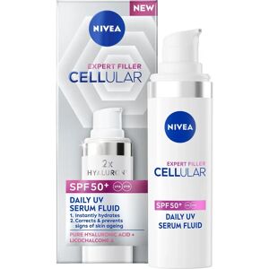 NIVEA - Cellular Expert Filler SPF50+ Daily UV Serum Fluid - Transparent NIVEA - Cellular Expert Filler SPF50+ Daily UV Serum Fluid - Transparent