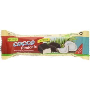 Barra de coco y chocolate negro de Rapunzel - Snack de coco y chocolate Barra de coco y chocolate negro de Rapunzel - Snack de coco y chocolate