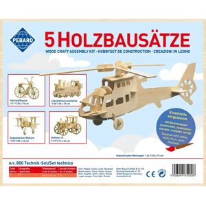 Donau Juegos de Construcción de Madera - 5 x Técnica Donau Juegos de Construcción de Madera - 5 x Técnica